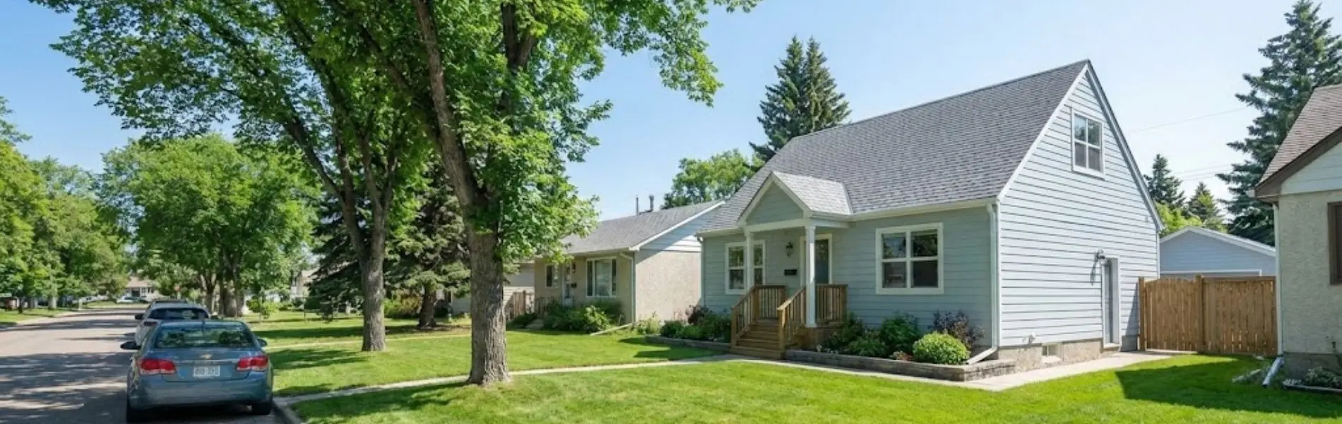 Affordable 1950s bungalow on a tree-lined street in the Cityview neighbourhood of Regina